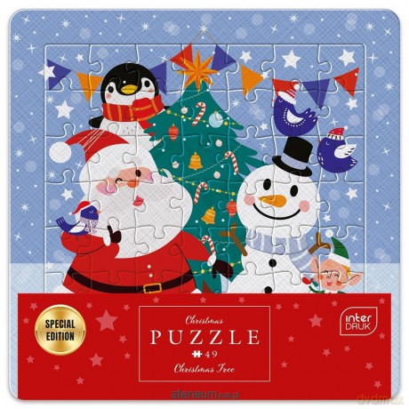 INTERDRUK Puzzle w ramce 49 Christmas Tree [PUZZLE]