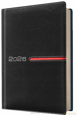 Kalendarz 2026 A4 dzienny VIP czarny [KALENDARZ]