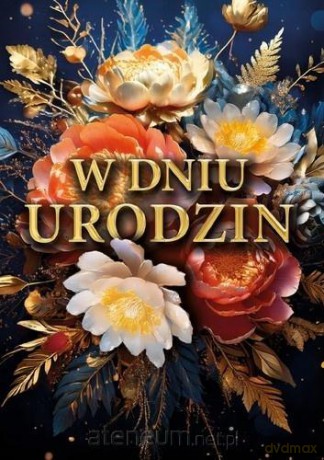 Karnet B6 3D W dniu urodzin