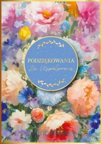 Karnet Podziękowania za współprace