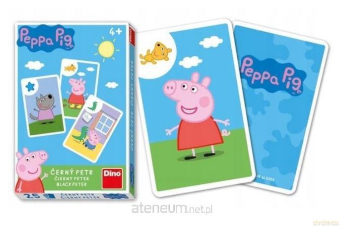 Karty do gry dla dzieci Czarny Piotruś Peppa [KARTY]