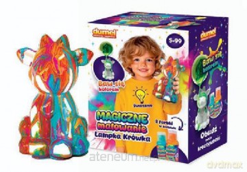 Magiczne malowanie Lampka Krówka
