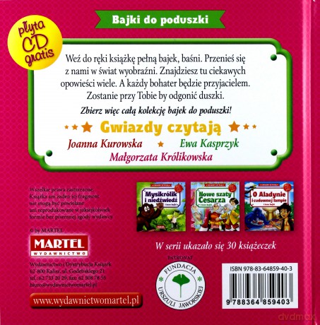 Mała syrenka i inne bajki + cd tw [KSIĄŻKA]