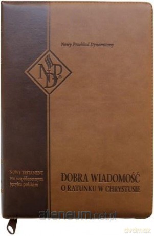 Nowy Testament NPD suwak paginatory ciemnobrązowy [KSIĄŻKA]