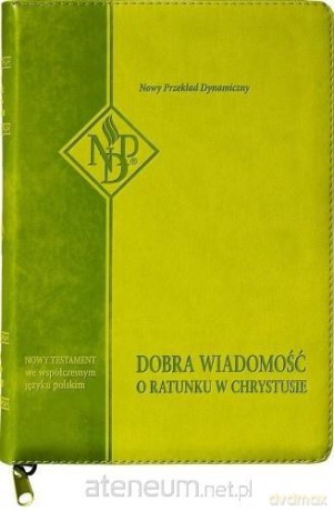 Nowy Testament NPD suwak paginatory jasnozielony [KSIĄŻKA]