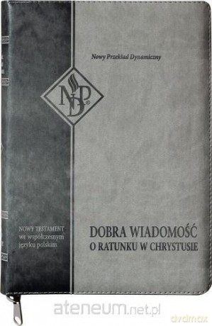 Nowy Testament NPD suwak paginatory szary [KSIĄŻKA]