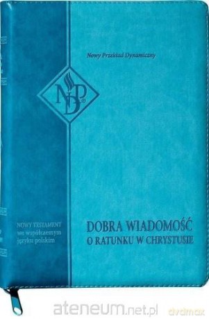 Nowy Testament NPD suwak paginatory turkusowy [KSIĄŻKA]