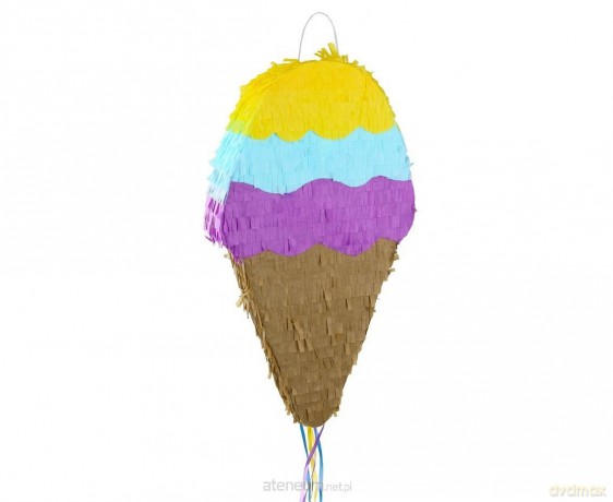 Piniata Lody w wafelku, 23x7.5x43cm