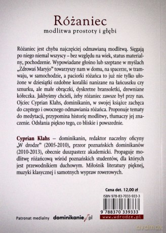 Różaniec modlitwa prostoty i głębi - Cyprian Klahs [KSIĄŻKA]
