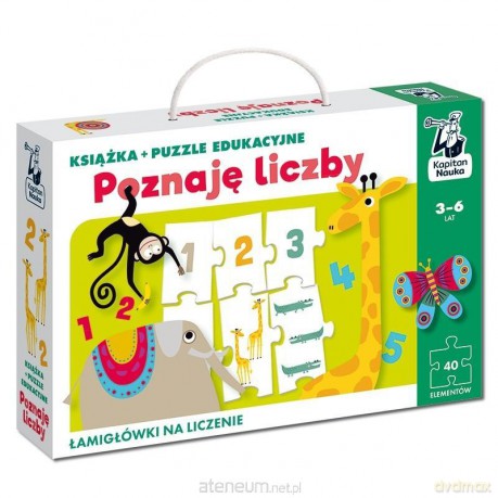 Poznaję liczby. Książka + puzzle edukacyjne [KSIĄŻKA]