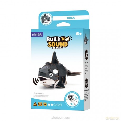 Puzzle 3D. Buduj i słuchaj - Orka [PUZZLE]