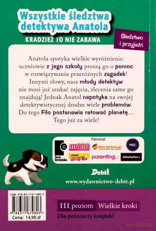 Wszystkie śledztwa detektywa anatola kradzież to nie zabawa 3 etap czytania - Sophie Laroche [KSIĄŻKA]
