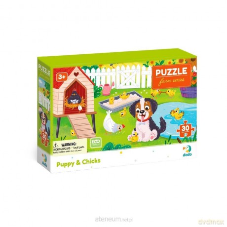 Puzzle Pies i kurczaki 30el [PUZZLE]