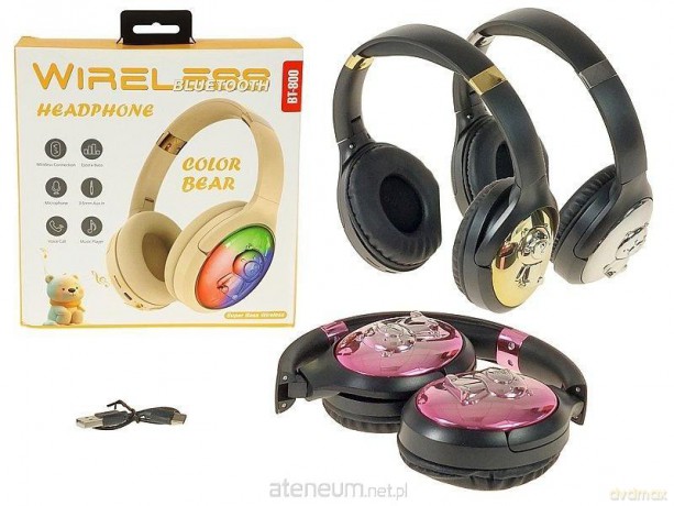 Słuchawki bezprzewodowe Bluetooth USB MIX