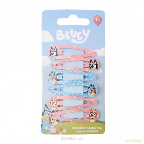Spinki do włosów Bluey 6szt