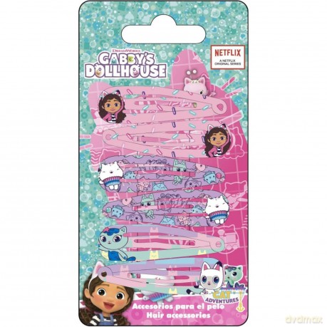 Spinki do włosów Koci Domek Gabi 6szt