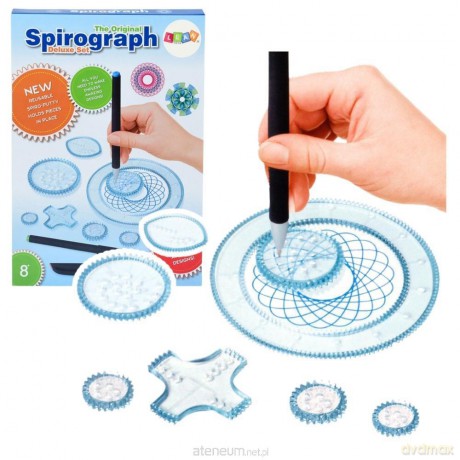 Spirograf z pisakami 27el