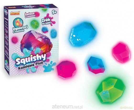 Squishy Kamienie Fluo