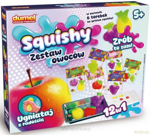 Squishy zestaw owoców
