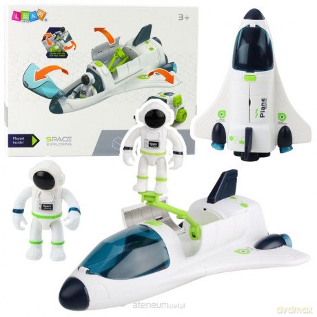 Statek kosmiczny z astronautami światło dżwięk