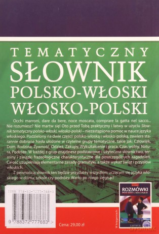 Słownik tematyczny polsko-włoski i włosko-polski + cd - Aneta Mucha [KSIĄŻKA]