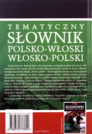 Słownik tematyczny polsko-włoski włosko-polski + cd tw - Aneta Mucha [KSIĄŻKA]