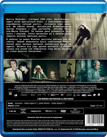 Życie Na Podsłuchu [Blu-Ray]