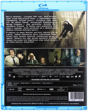 Życie Na Podsłuchu [Blu-Ray]