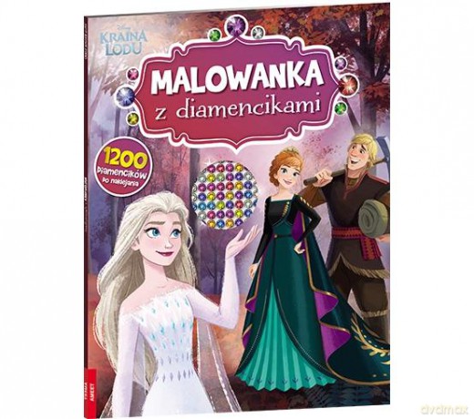 Disney Kraina Lodu Malowanka z diamencikami DKO-9102 [KSIĄŻKA]