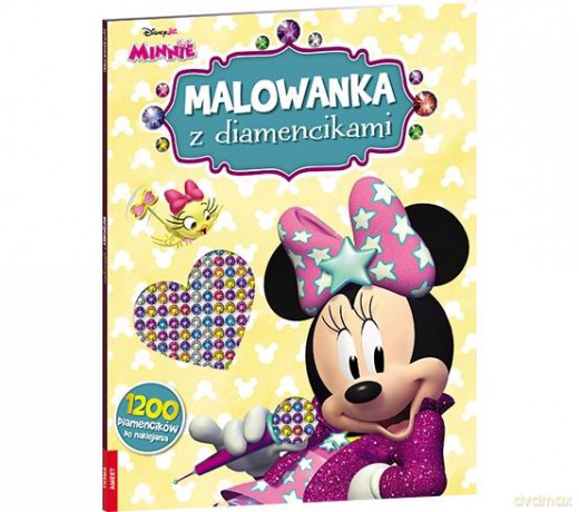 Disney Minnie Malowanka z diamencikami DKO-9103 [KSIĄŻKA]