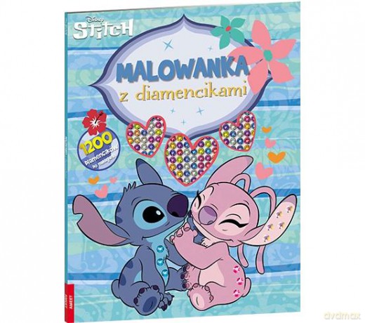 Disney Stitch Malowanka z diamencikami DKO-9101 [KSIĄŻKA]
