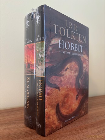 Hobbit / silmarillion wyd. ilustrowane - J.R.R. Tolkien [KSIĄŻKA]