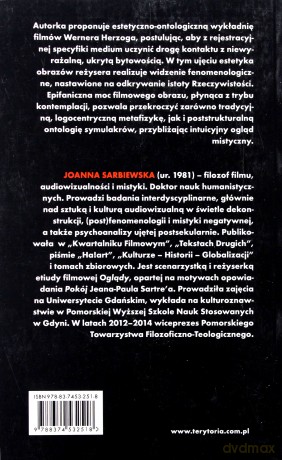 Ontologia i estetyka filmowych obrazów Wernera Herzoga - Joanna Sarbiewska [KSIĄŻKA]