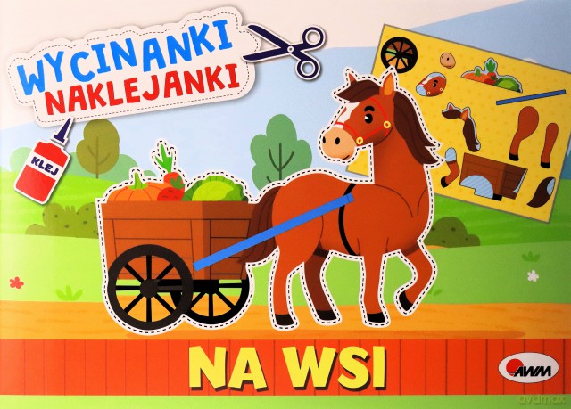 Na wsi. Wycinanki naklejanki [KSIĄŻKA]