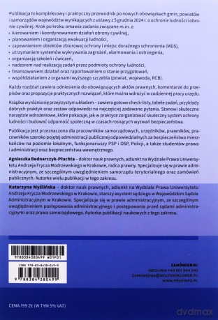 Ochrona ludności i obrona cywilna w jednostkach samorządu terytorialnego - Agnieszka Bednarczyk-Płachta, Katarzyna Myślińska [KSIĄŻKA]