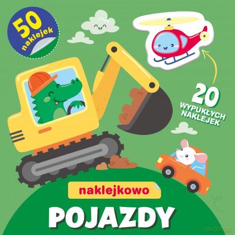 Pojazdy. Naklejkowo [KSIĄŻKA]
