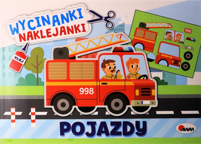 Pojazdy. Wycinanki naklejanki [KSIĄŻKA]