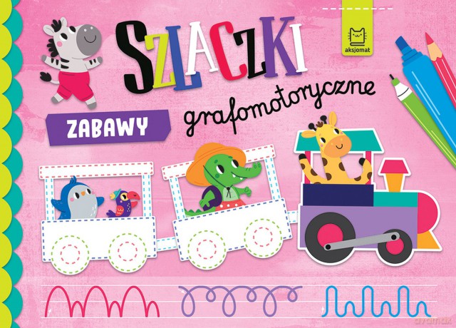 Szlaczki. Zabawy grafomotoryczne - Agata Kaczyńska [KSIĄŻKA]
