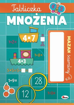 Tabliczka mnożenia. Mazak ścieralny - Elżbieta Korolkiewicz [KSIĄŻKA]