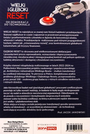 Wielki i Głęboki Reset. Od demokracji do technokracji - Jacek Janowski [KSIĄŻKA]