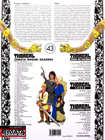Zemsta bogini Skaedhi. Thorgal (Tom 43) - Frédéric Vignaux, Jean Van Hamme, Grzegorz Rosiński [KOMIKS]