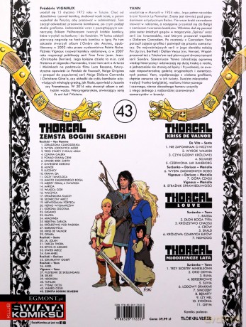 Zemsta bogini Skaedhi. Thorgal. Thorgal (Tom 43) - Yann Le Pennetier [KOMIKS]