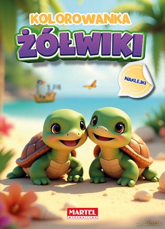 Żółwiki z naklejkami. Kolorowanka - Maciej Ratajczyk [KSIĄŻKA]