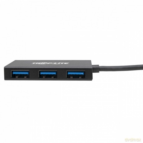 4-portowy, smukły, przenośny koncentrator USB-A USB 3.2 Gen 1 Obudowa aluminiowa U360-004-4A-AL
