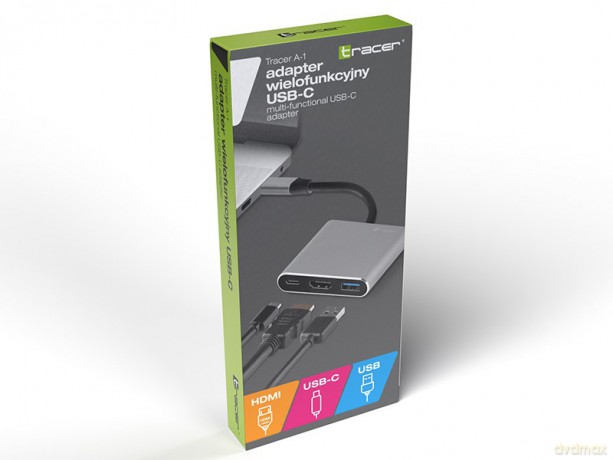 Adapter A-1 USB-C HDMI 4k, USB 3.0, PDW 100W
