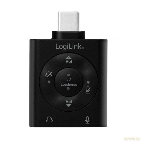 Adapter audio USB-C/M do 2xjack 3.5mm 7.1