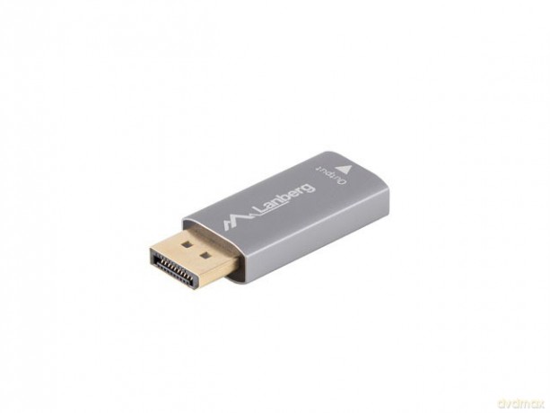 Adapter Displayport(M)- HDMI(F)4K srebrny