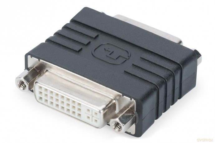 Adapter DVI-I DualLink WQXGA 30Hz Typ DVI-I (24+5)/DVI-I (24+5) Ż/Ż Czarny
