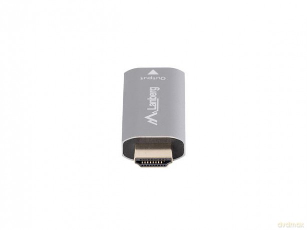 Adapter HDMI(M)-Displayport(F)4K srebrny