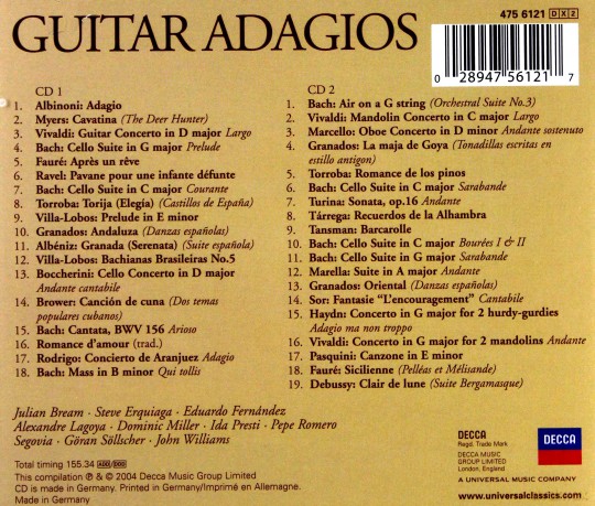 Various: Guitar Adagios [2CD]